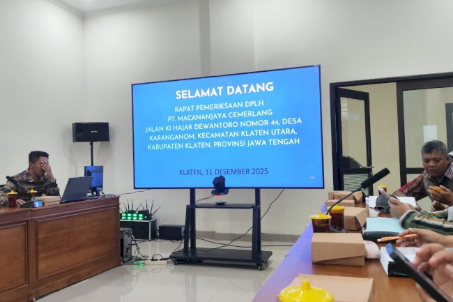 Berpartisipasi Dalam Pemantauan Perkembangan Bisnis , Dishub Klaten Selesaikan Pemeriksaan DPLH PT Macanan Jaya Cemerlang