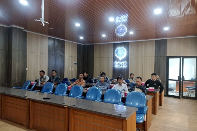 Serius Kelola Parkir Tepi Jalan, Dishub Klaten Kumpulkan Para Pengelola untuk Koordinasi Tahun 2025