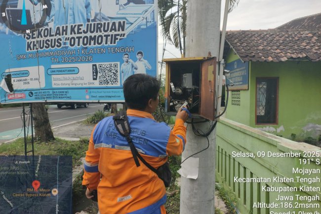 Korosi Sambungan Listrik Teratasi, Penerangan Kopral Sayom Menyala Optimal Kembali