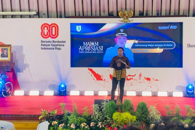 Bupati Klaten Hadir di Momentum Penghargaan Sektor Pajak, Tim Keamanan Siap Layani