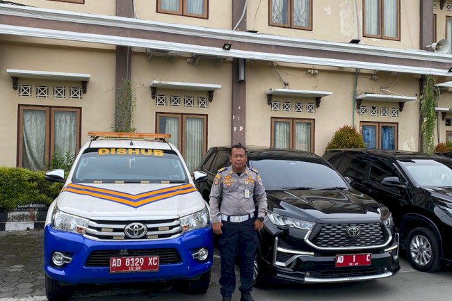 Full Throttle! Tim Patroli Dishub Klaten Sigap Kawal Bupati dalam Maraton Agenda Akhir Tahun