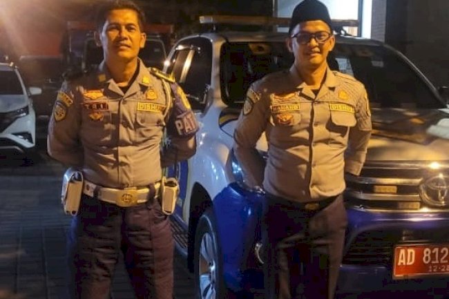 Pengamanan Lancar! Tim Patroli Dishub Klaten Kawal Bupati ke Pengajian Akbar 1000 Hari Almarhum | Dishub Klaten