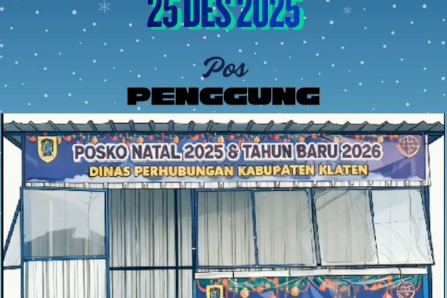 Posko Penggung All Clear! Arif Laporkan Arus Natal Rame Lancar Terkendali