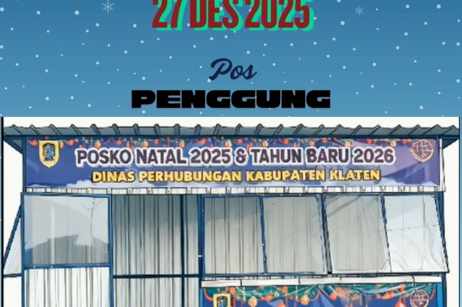 Hujan Deras Tak Halangi! Hengki Lapor Pos Penggung Ramai Lancar Dua Arah