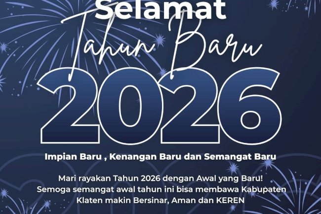 Selamat Tahun Baru 2026 