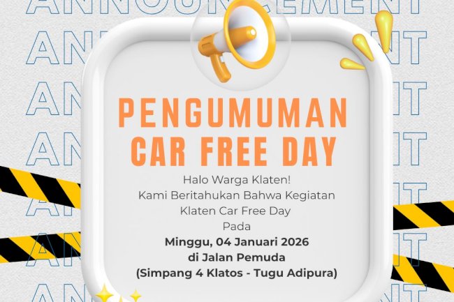 Car Free Day Klaten