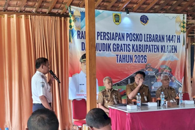 Rakor Posko Lebaran 2026: Bupati & 46 Instansi Siapkan Mudik Aman, 10 Bus Gratis Jakarta–Klaten!