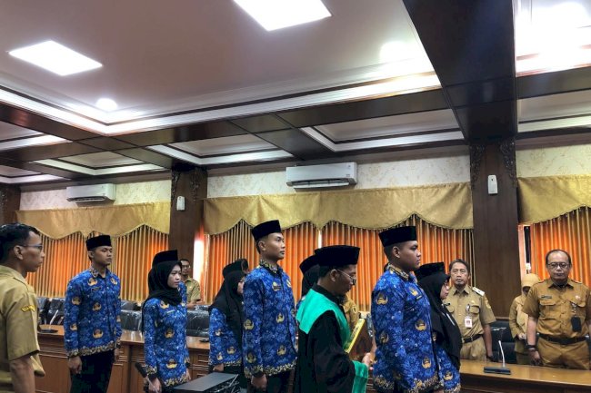 Hari Bersejarah! Dishub Klaten Tambah 11 ASN Baru dari PTDI-STTD, Empat Resmi Jadi PNS dan Tujuh CPNS Siap Bertugas