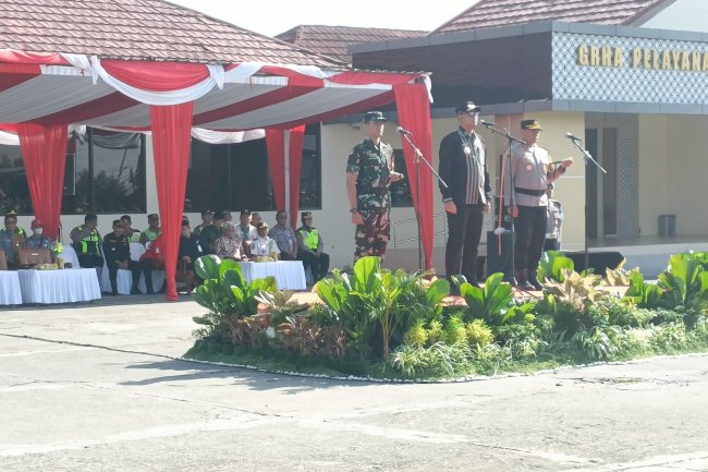 Kadishub Klaten Hadiri Apel Gelar Pasukan Operasi Ketupat Candi 2026, 690 Personel Siaga Amankan Mudik