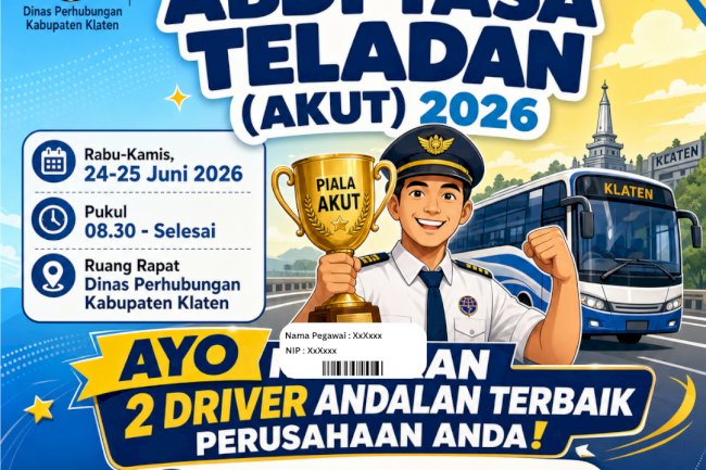 Sopir Terbaik Klaten Diburu, Ini Alasannya