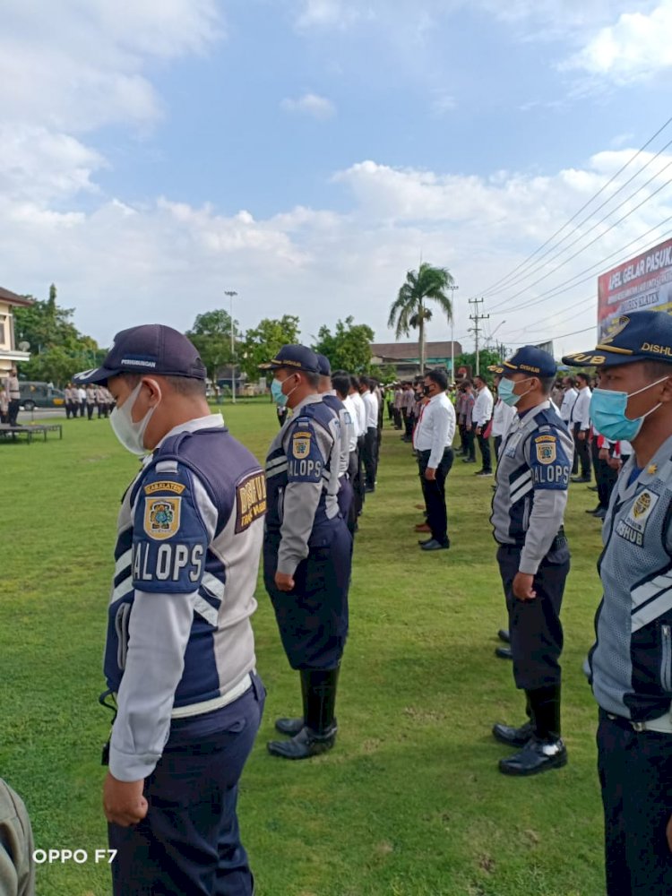 Giat Gelar Pasukan Operasi Keselamatan Lalu Lintas