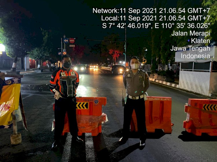 Giat Penutupan Jalan PPKM Darurat