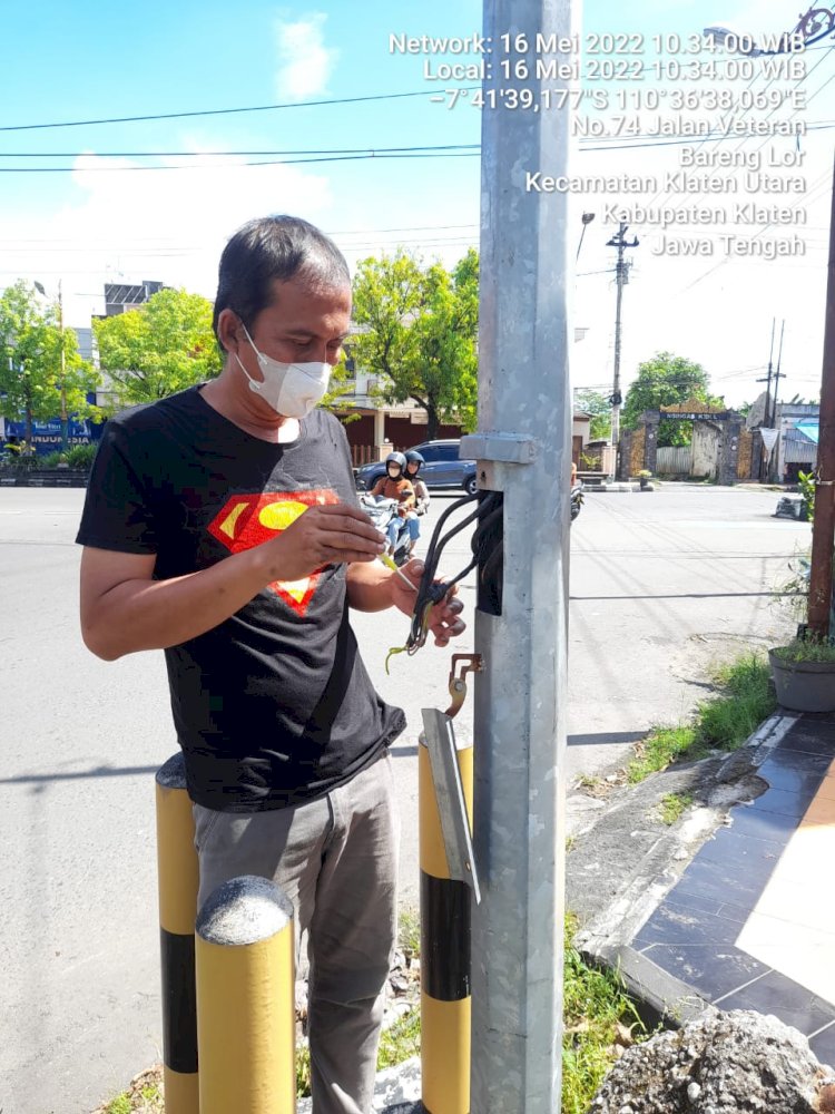  Giat perbaikan atcs di simpang 3 ngingas yang mengalami masalah flashing