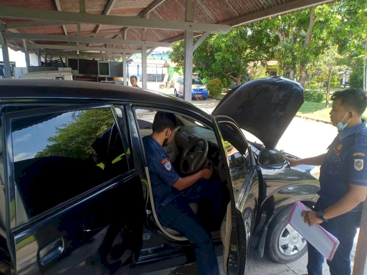 Pengujian Laik Kendaraan Lelang di KPU dan Bank Klaten