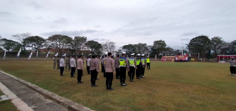 Giat Apel Pengamanan Senam Guru P3K