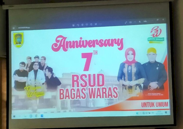 Rakor Persiapan Peringatan HUT RSUD Bagas Waras 