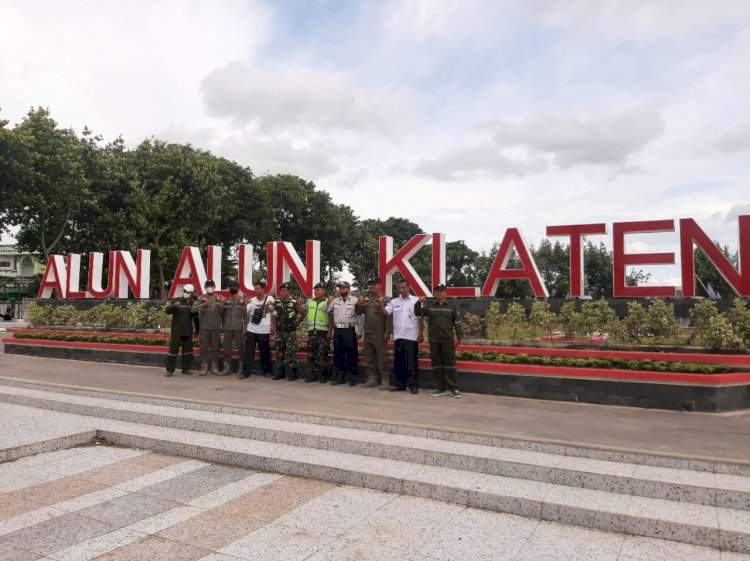 Pengamanan Alun-Alun Klaten