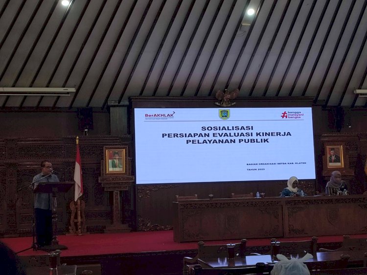 Sosialisasi Persiapan Evaluasi Kinerja Pelayanan Publik