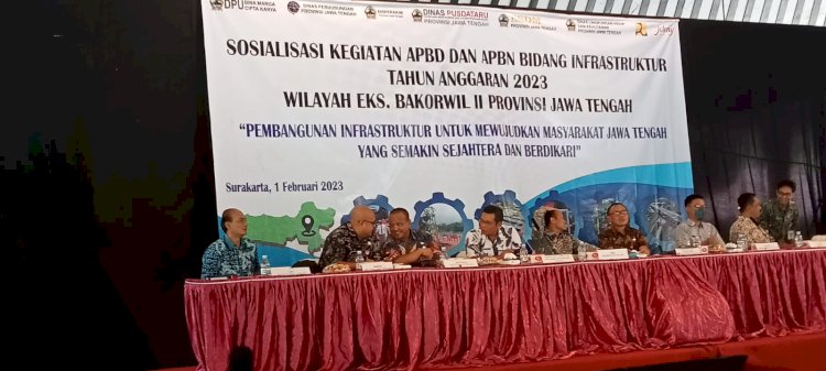 Sosialisasi APBD & APBN Bidang Infastruktur TA 2023