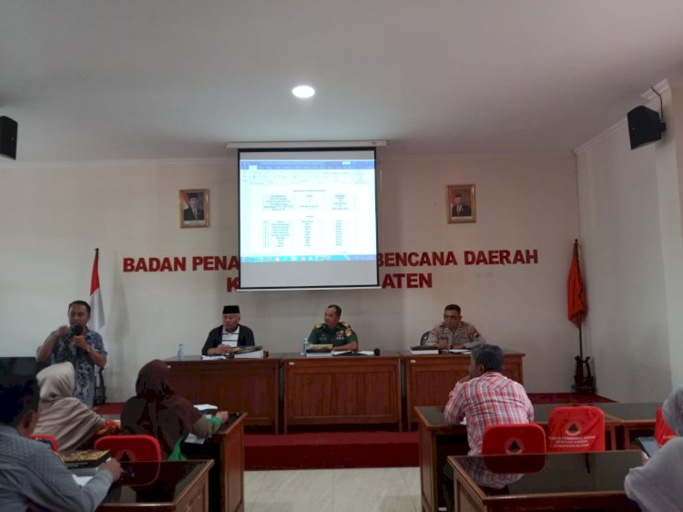 Rakor Persiapan Simulasi Bencana dan Pengukuhan  Relawan