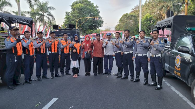 Pengamanan Klaten Lurik Carnival