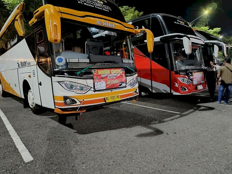 Bus Mudik Lebaran