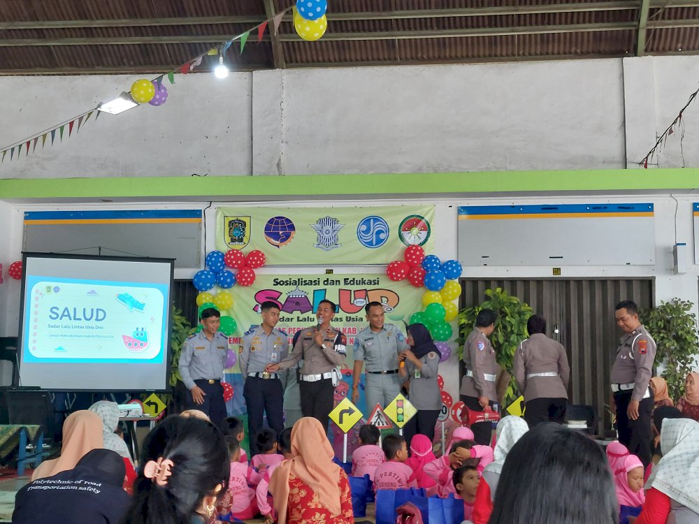 Sadar Lalu Lintas bersama TK Pertiwi Prambanan