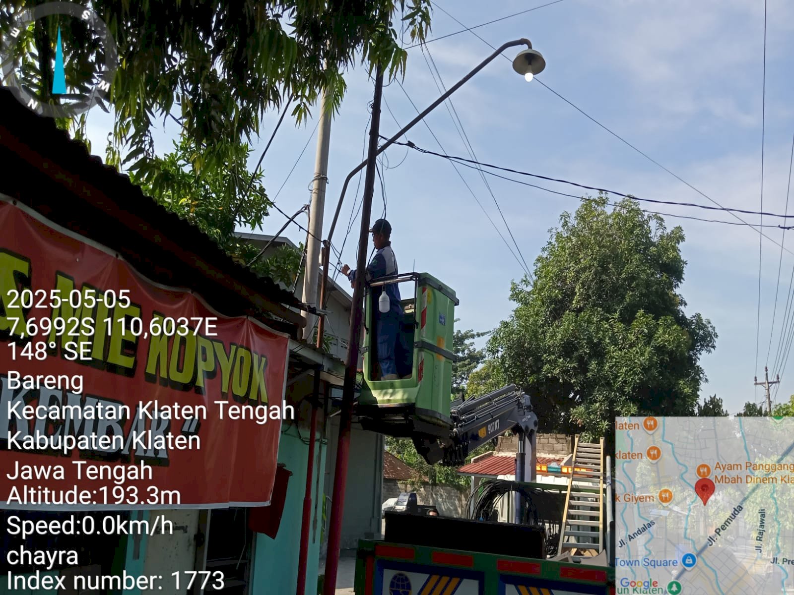 Tindak Lanjut Aduan PJU Lokasi Bareng Klaten Tengah