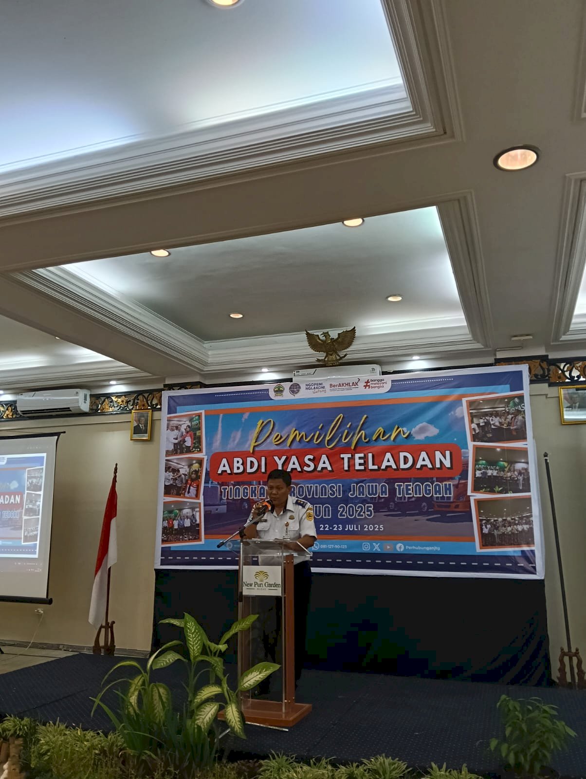 Kepala Bidang Angkutan dan Kasie AOBT Dishub Klaten Menghadiri Acara Pemilihan Abdiyasa Teladan Tingkat Provinsi Jawa Tengah Tahun 2025