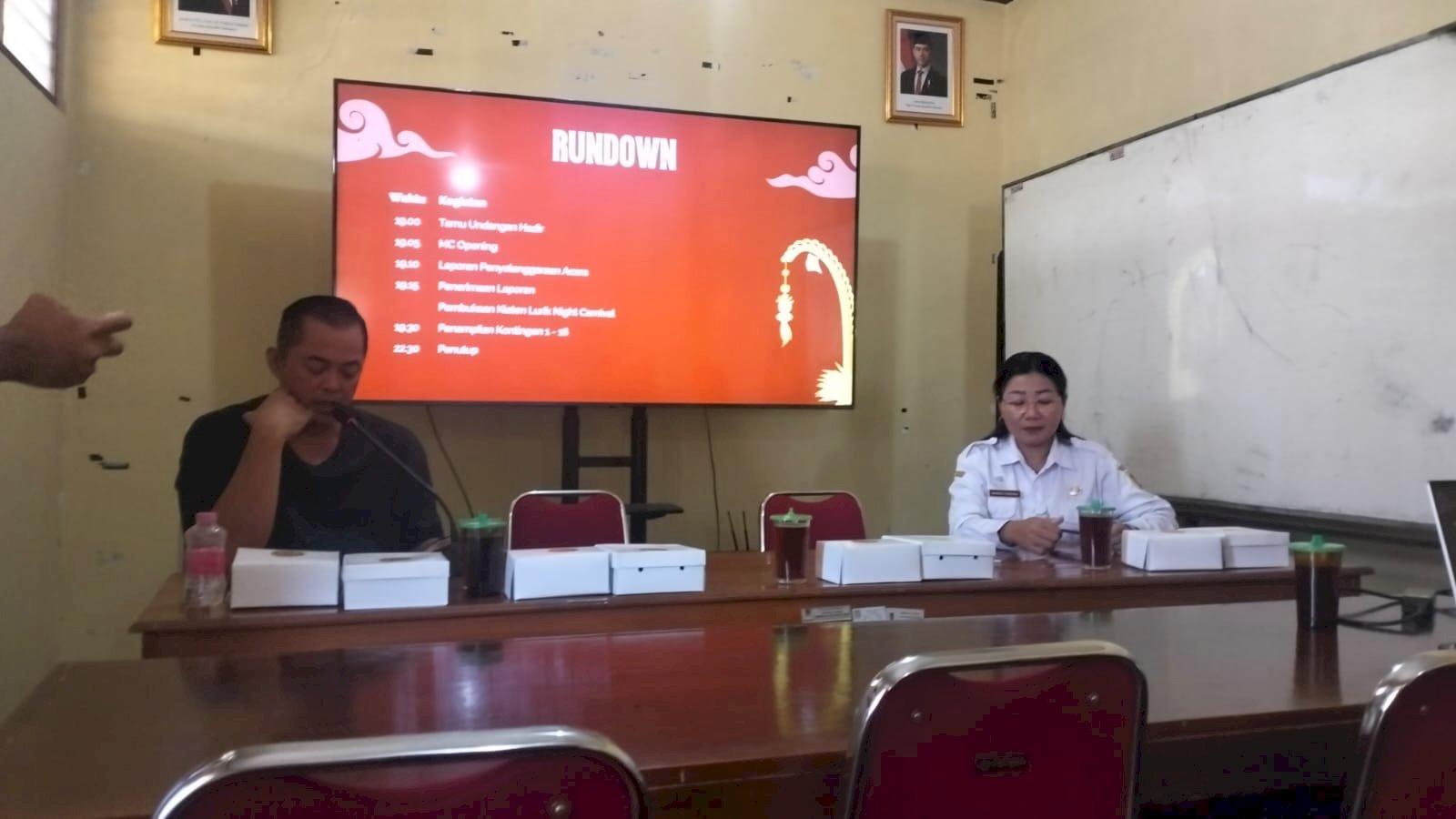 Saudara Rifki, Perwakilan dari Seksi Dalops Bidang Lalu Lintas Dinas Perhubungan Klaten, Menghadiri Rapat Koordinasi Pengamanan dan Penertiban Klaten Lurik Night Carnival