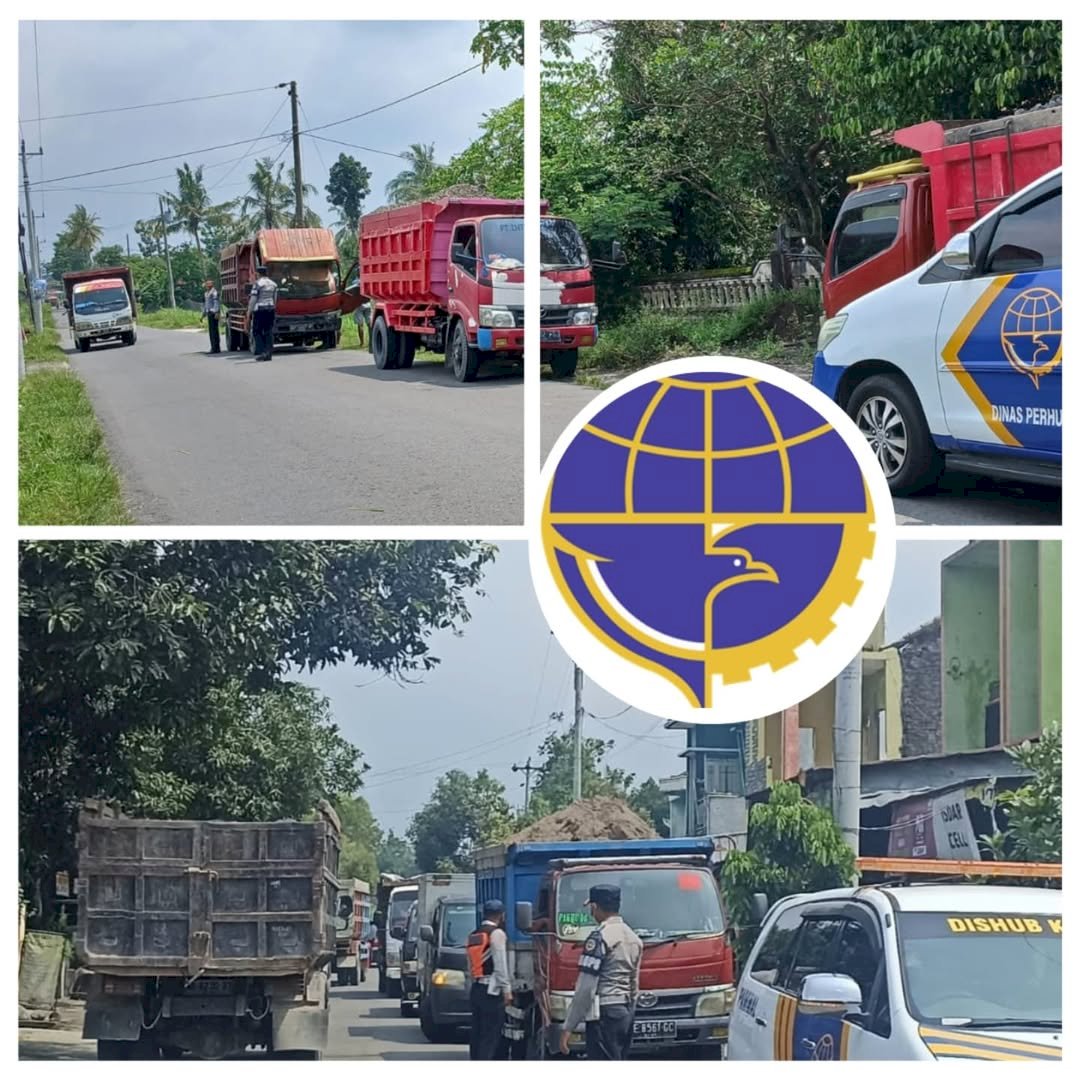 Truk Golongan C Ugal-ugalan di Jalan Janut-Patung Tani? Dinas Perhubungan Klaten Beraksi