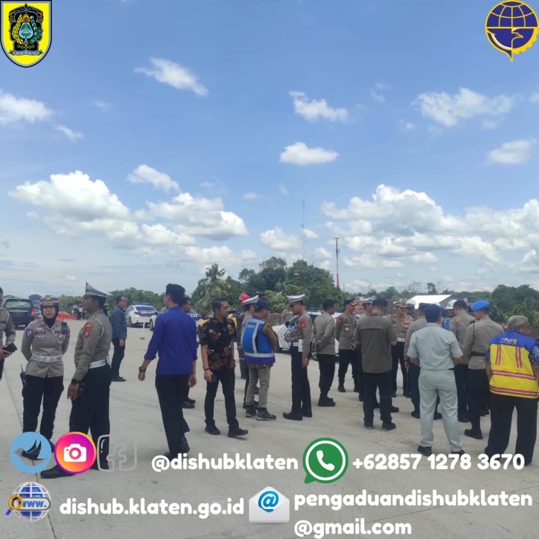 Polda Jateng dan Dinas Perhubungan Klaten Lakukan Pengecekan Jalur Tol Fungsional Solo-Jogja
