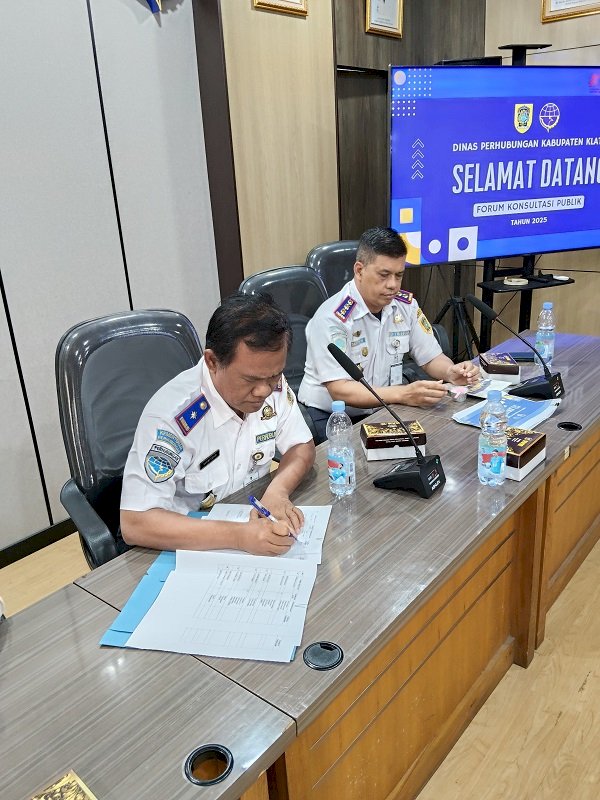Meningkatkan Partisipasi Masyarakat: Dinas Perhubungan Klaten Gelar Forum Konsultasi Publik 
