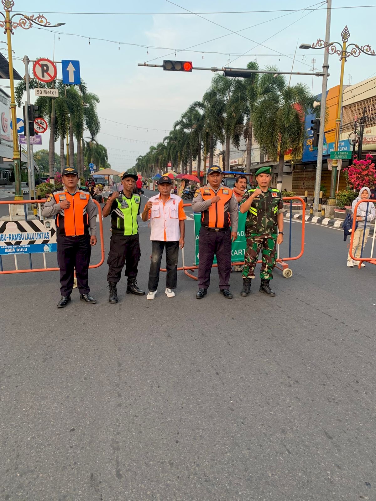 Dinas Perhubungan Kabupaten Klaten Gelar Car Free Day di Jalan Pemuda
