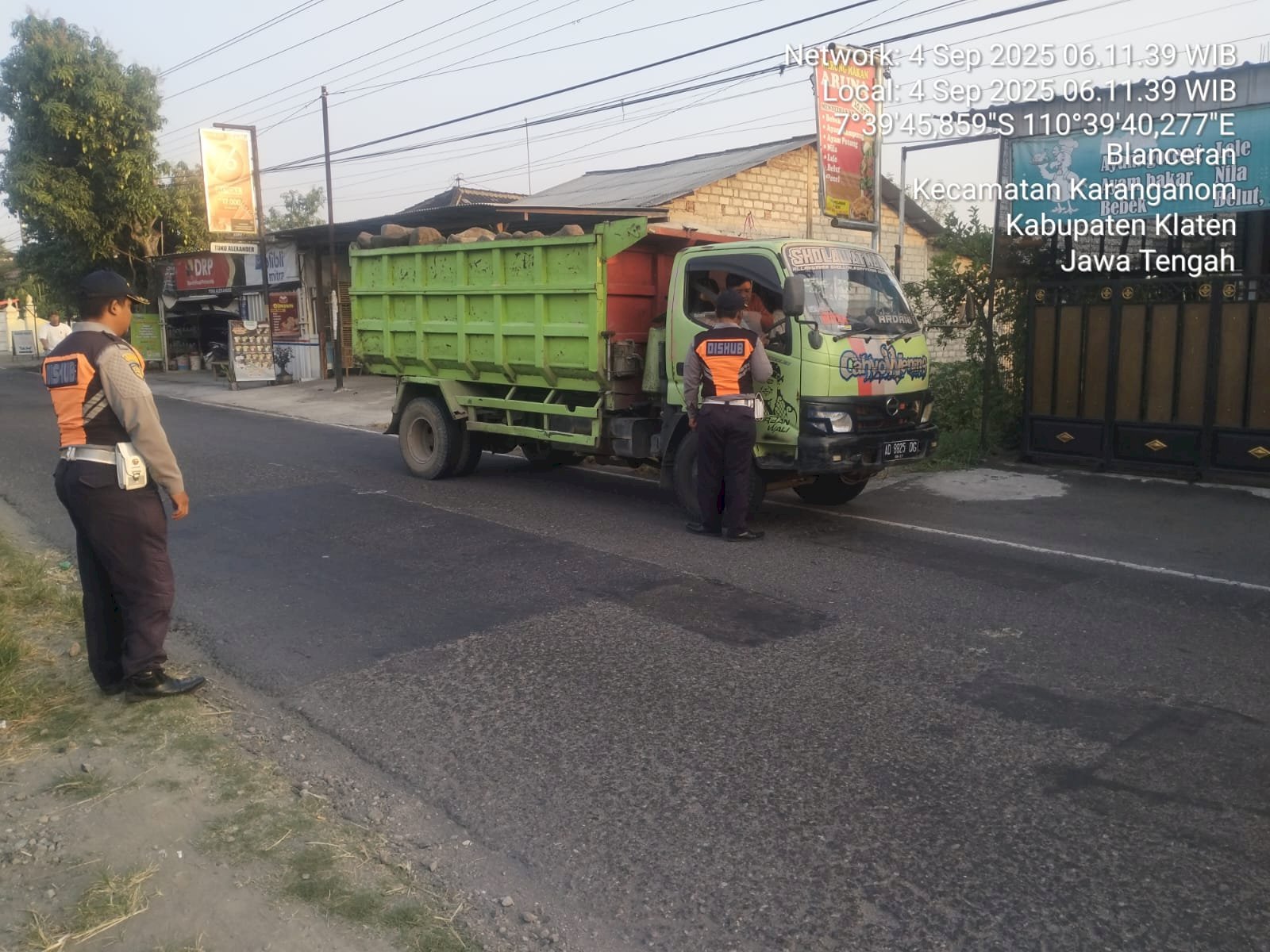 Tim Dalops Dishub Klaten Intensifkan Penindakan Truk Galian C di Jalur Jatinom-Penggung