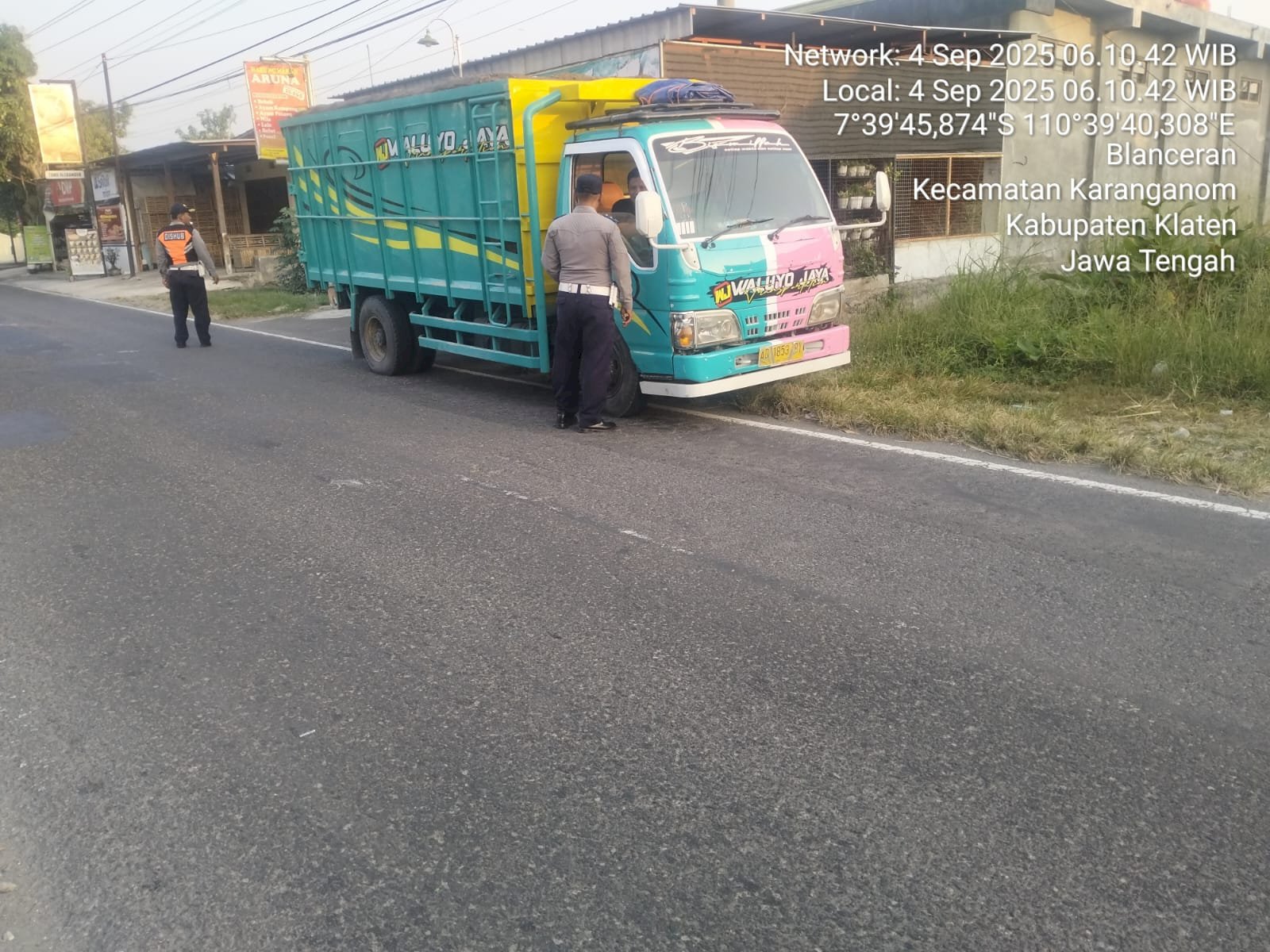 Tim Dalops Dishub Klaten Intensifkan Penindakan Truk Galian C di Jalur Jatinom-Penggung