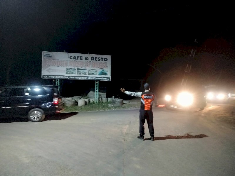 Malam Puncak Desamorfosis di Taman Nyi Ageng Rakit: Pengamanan dan Pengaturan Lalin Dinas Perhubungan Klaten Berlangsung Lancar