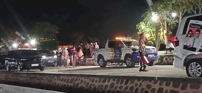 Malam Puncak Desamorfosis di Taman Nyi Ageng Rakit: Pengamanan dan Pengaturan Lalin Dinas Perhubungan Klaten Berlangsung Lancar
