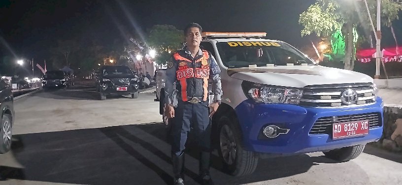 Malam Puncak Desamorfosis di Taman Nyi Ageng Rakit: Pengamanan dan Pengaturan Lalin Dinas Perhubungan Klaten Berlangsung Lancar