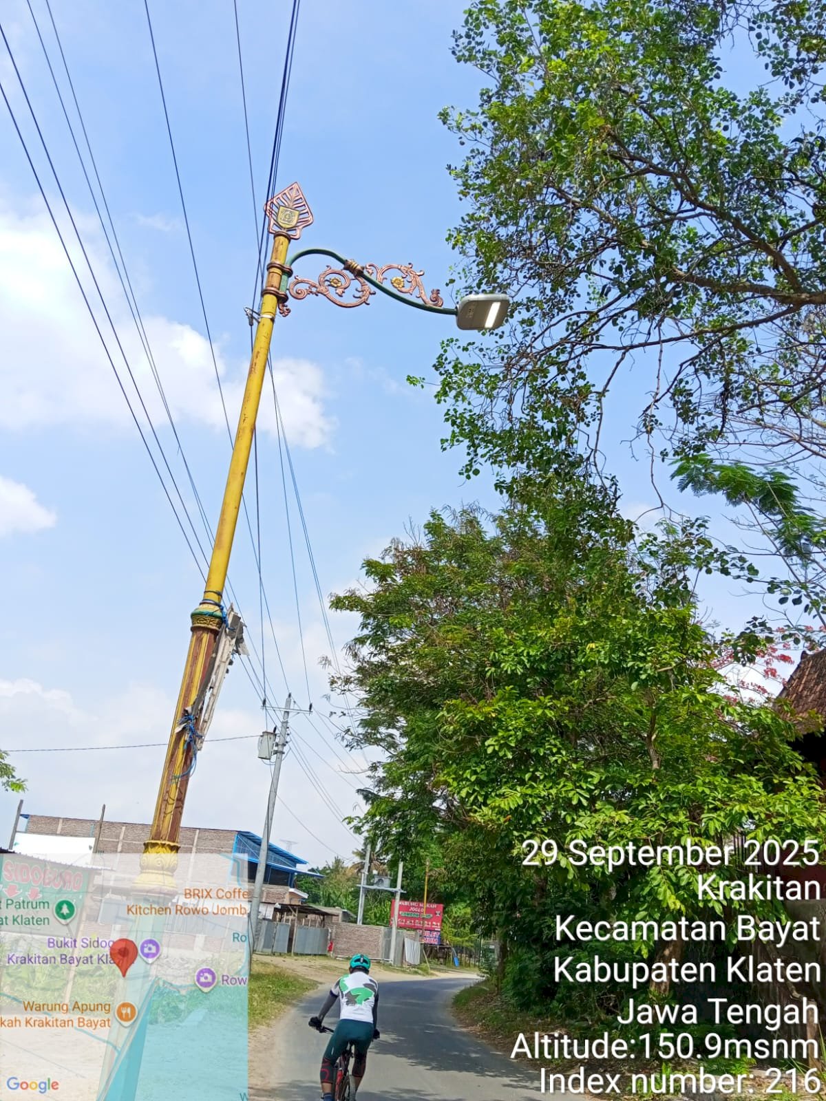 PJU Mati di Ruas Sidoguro Kini Terkondisikan, Jalan Semakin Terang dan Aman