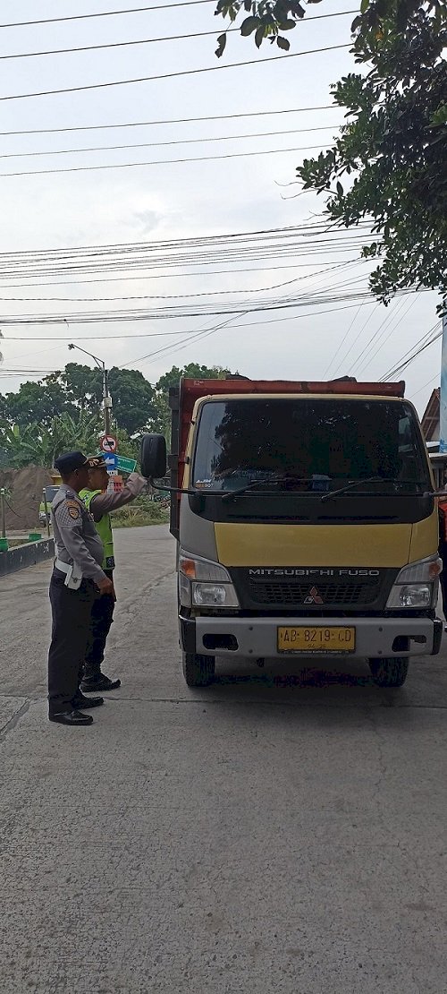 Penertiban Truk Golongan C di Kebonarum, Respons Cepat Aduan Lapormasbup