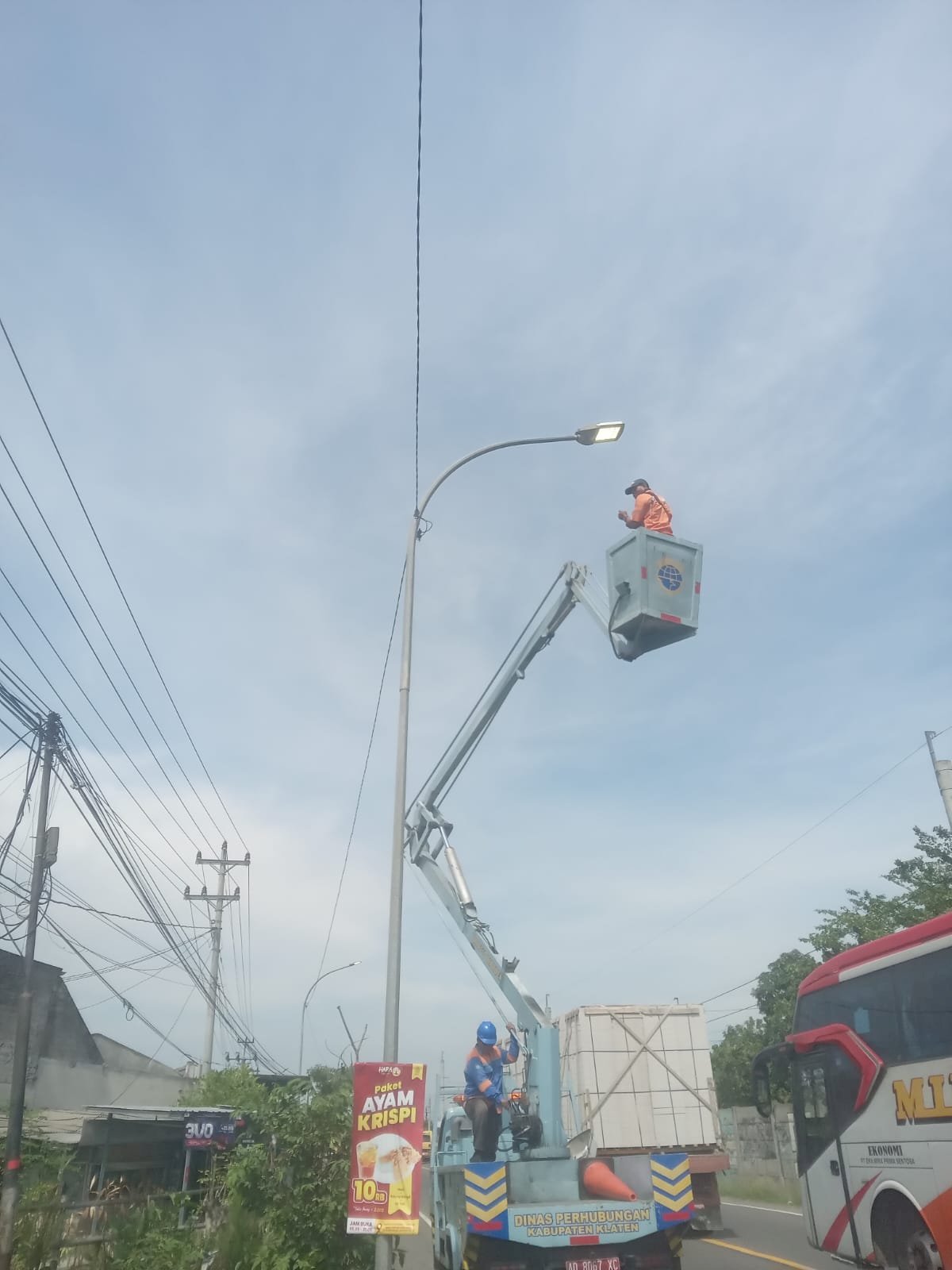 Terangi Malammu: 5 Titik PJU Klaten–Krapyak Kembali Bersinar