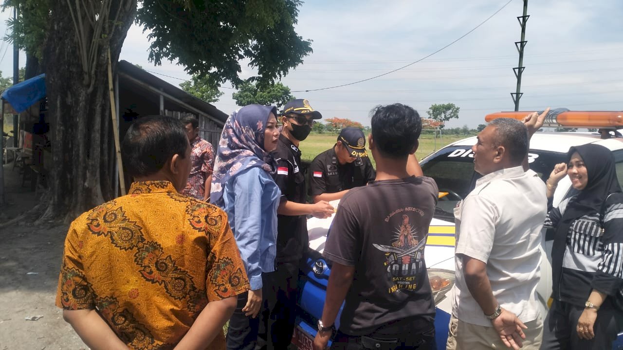 Pengawasan Jalur Golongan C di Juwiring, 4 Kendaraan Ditindak