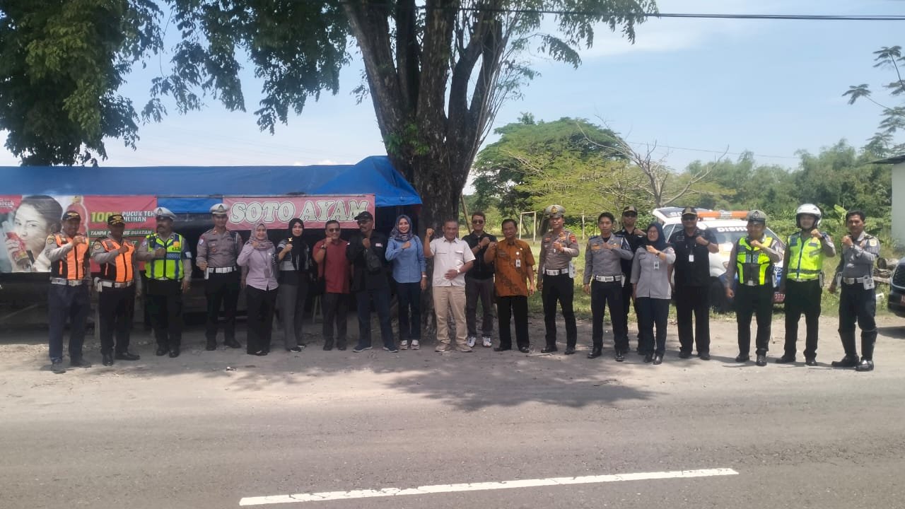 Pengawasan Jalur Golongan C di Juwiring, 4 Kendaraan Ditindak