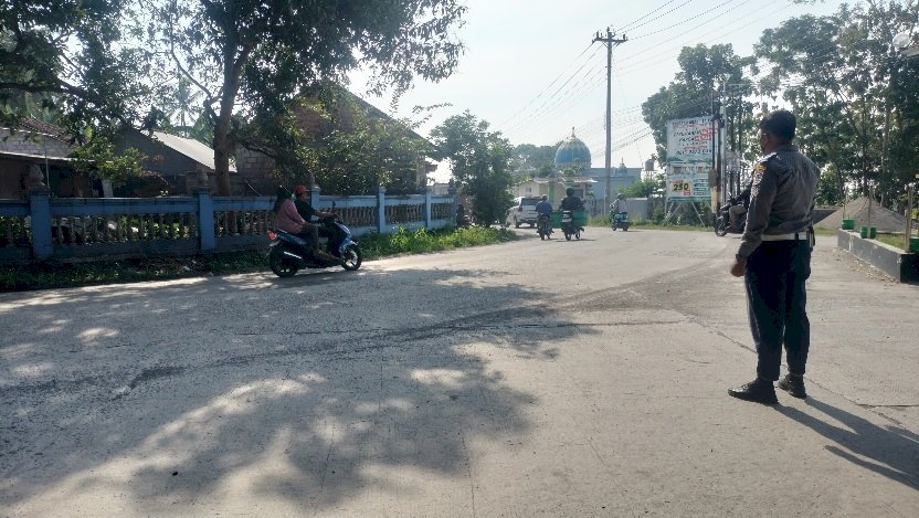 Rapi Terpantau, Giat Pengawasan Angkutan Golongan C di Simpang 3 Tugu Nangka Berjalan Mulus