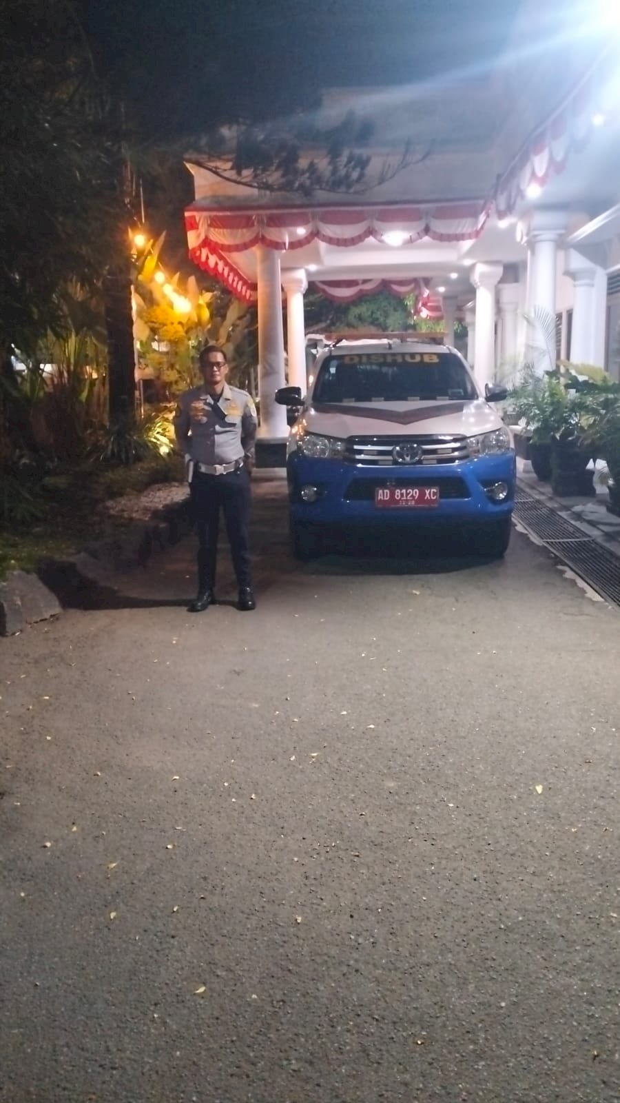Pengawalan Tertib AD 1 Dukung Suksesnya Pagelaran Wayang Kulit di Malangjiwan