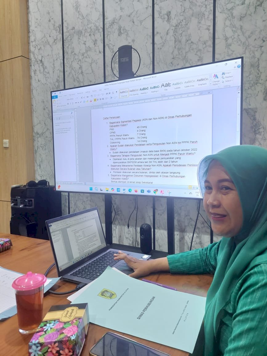 Studi Komparasi Pengelolaan Kepegawaian PPPK Paruh Waktu Dishub Sleman ke Dishub Klaten