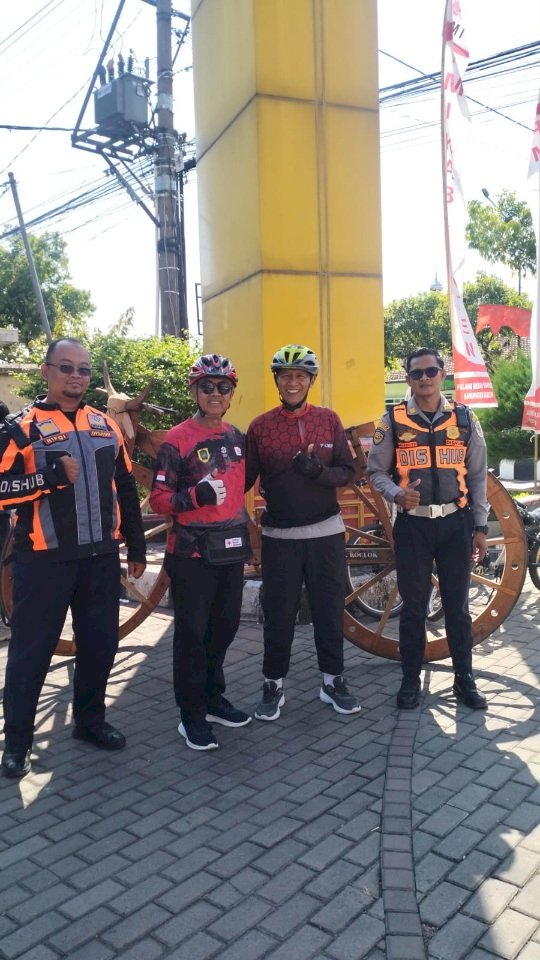 Bupati Klaten ‘Tancap Gas’ Gowes Bareng: PMI 80 Tahun, Warga Merapat!