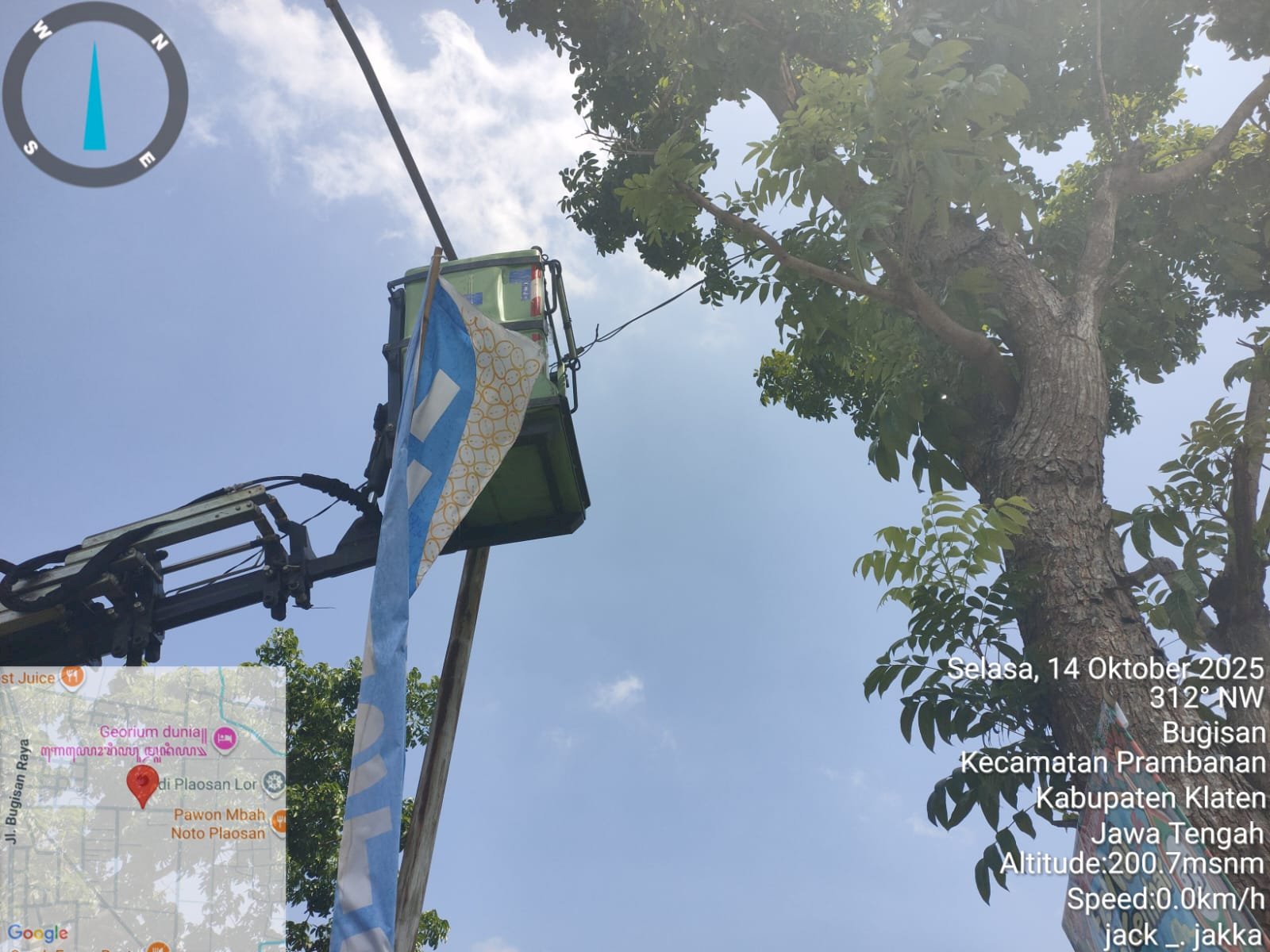 Angin Kencang Putuskan Kabel PJU di Purbakala–Bugisan, Dishub Klaten Turun Tangan Kilat!
