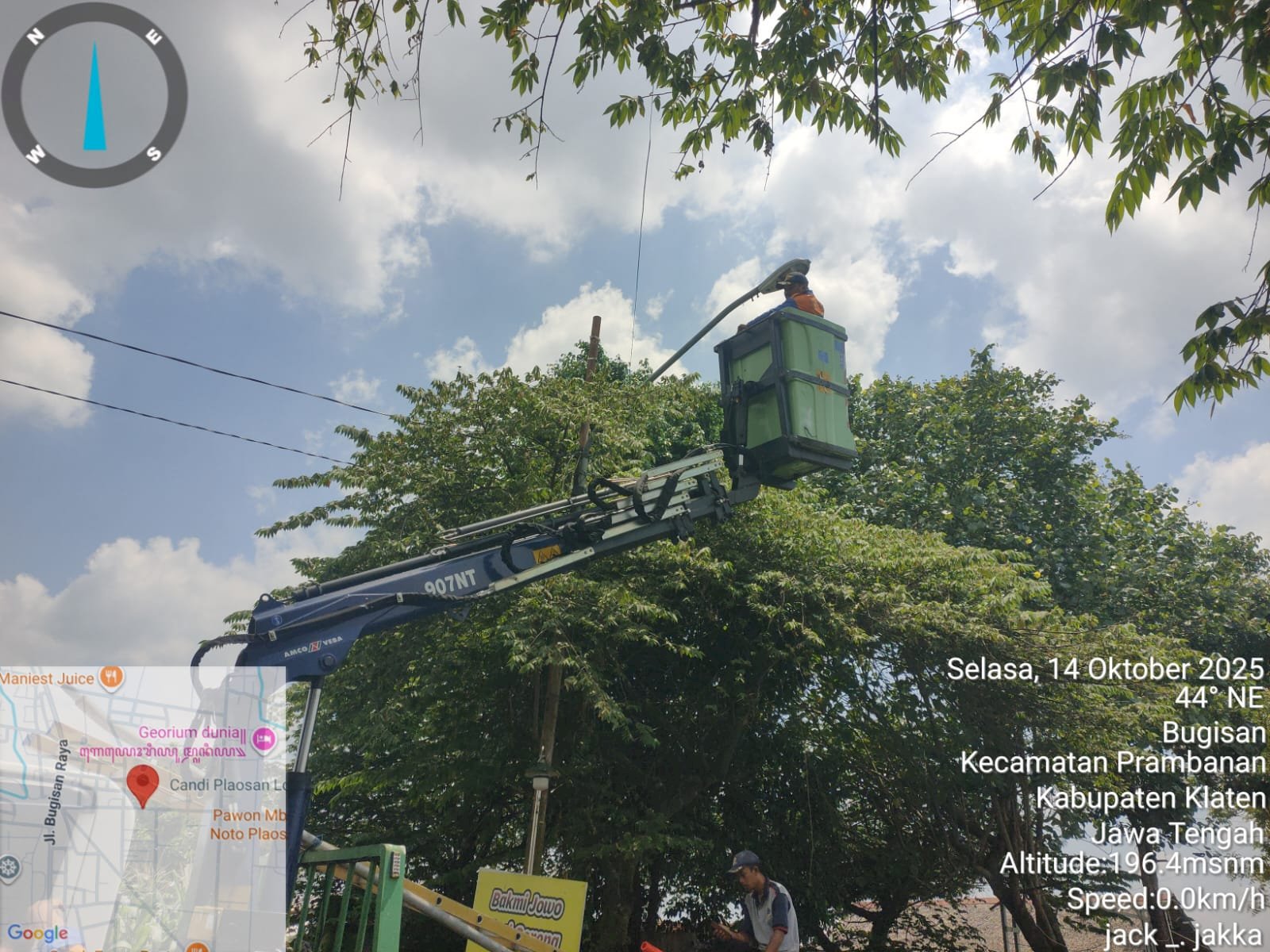 Angin Kencang Putuskan Kabel PJU di Purbakala–Bugisan, Dishub Klaten Turun Tangan Kilat!